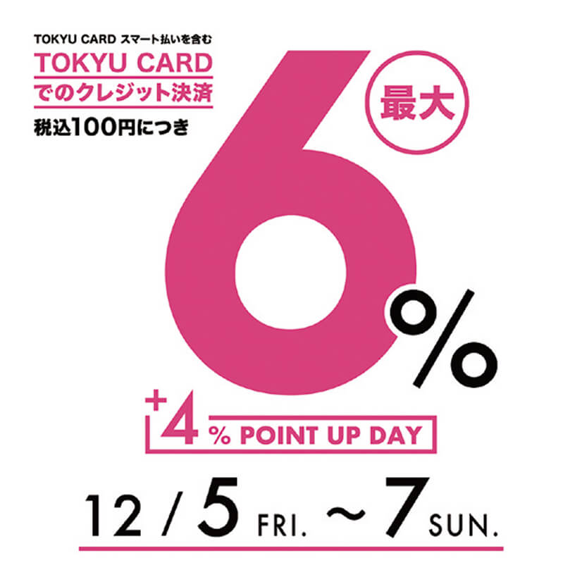 東急ポイント4%UPデー