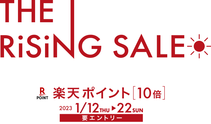 THE RISING SALE 12/26 Mon 〜 1/22 Sun TOKYU CARD WポイントDAY 6% 2023/1/12～1/22
