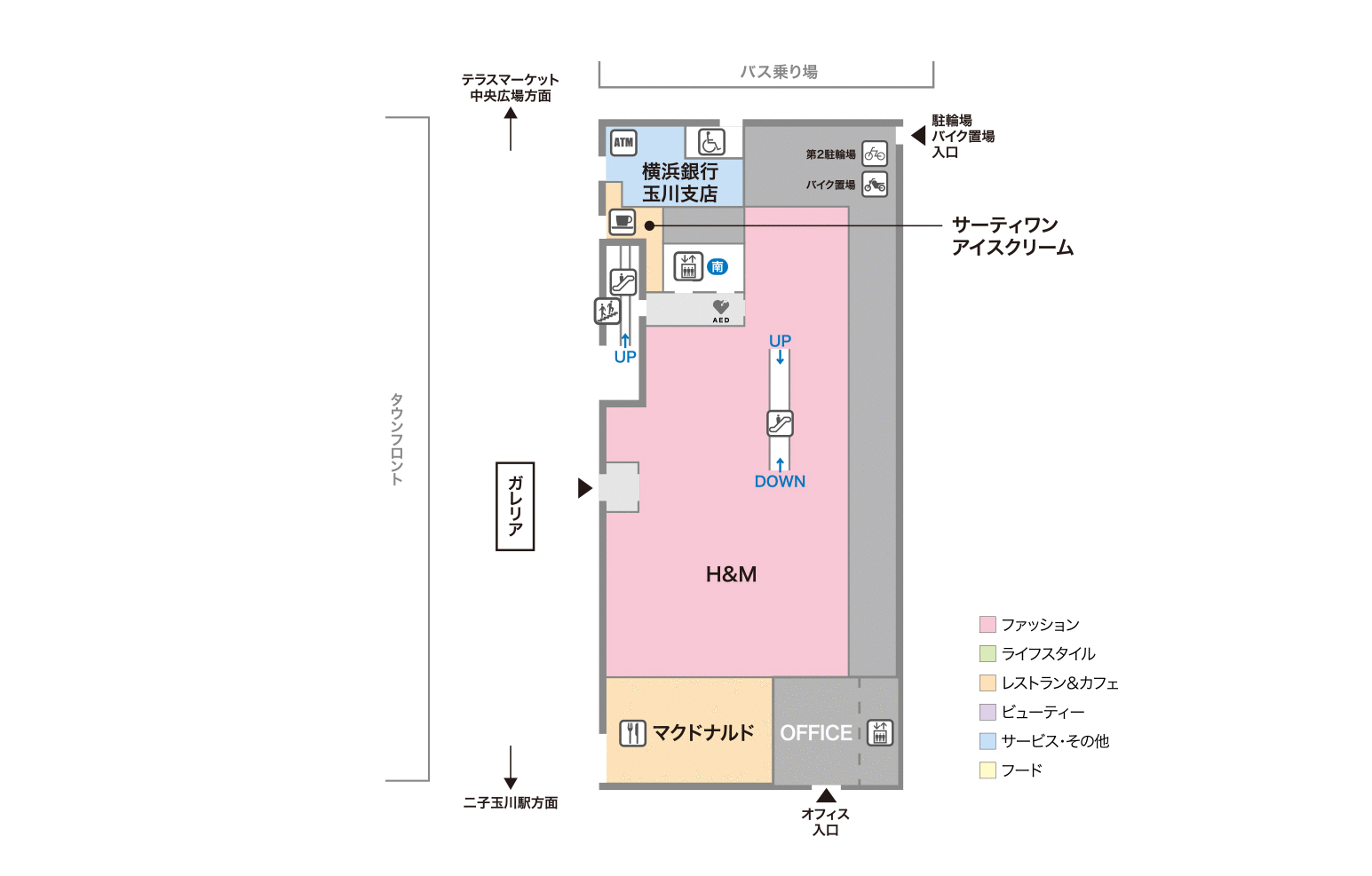 二子玉川ライズ ショッピングセンター ショップガイド 二子玉川ライズ