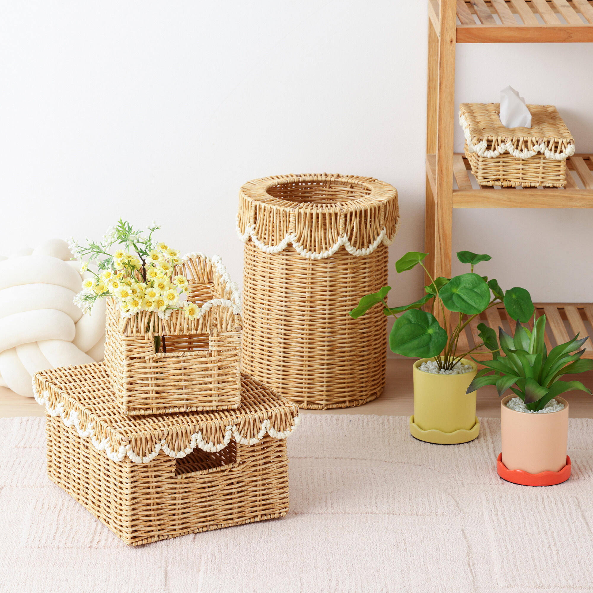 新生活のスタートにもおすすめ🌱✨／スカラップデザインがかわいらしく