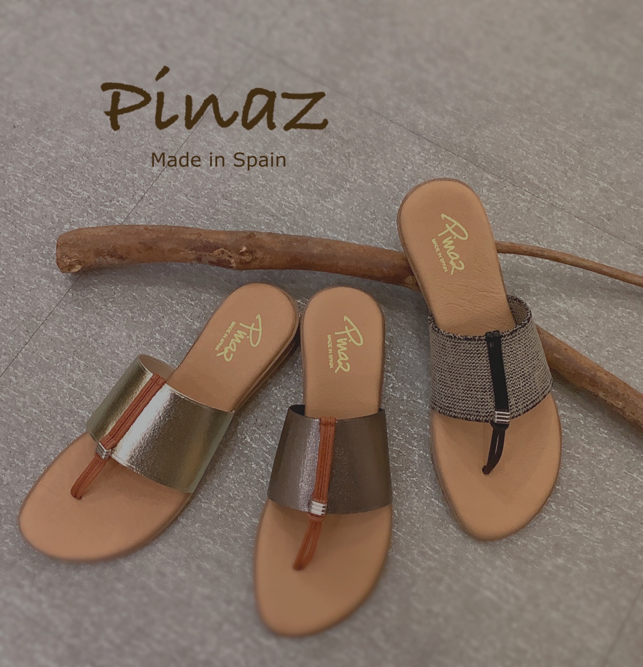 スペイン発『PINAZ』トングサンダル | ウォッシュ | ショップニュース