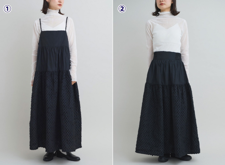 ロービングウールJQ ワンピース/スカート