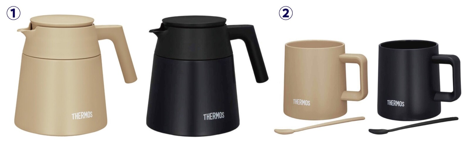 「真空断熱コーヒーサーバー」TTF-720  /「真空断熱マグカップ」JDZ-350