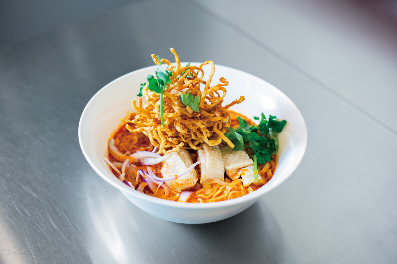 タイ風カレーラーメン