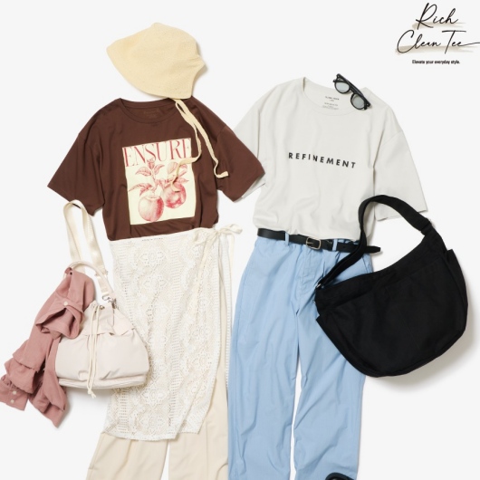 ウィメンズ　リッチクリーンTee【新CMスタート】