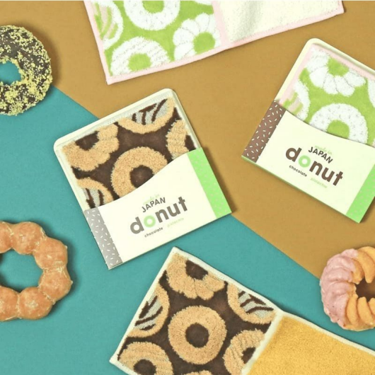【新商品】donut(ドーナツ)　～ハーフハンカチ～
