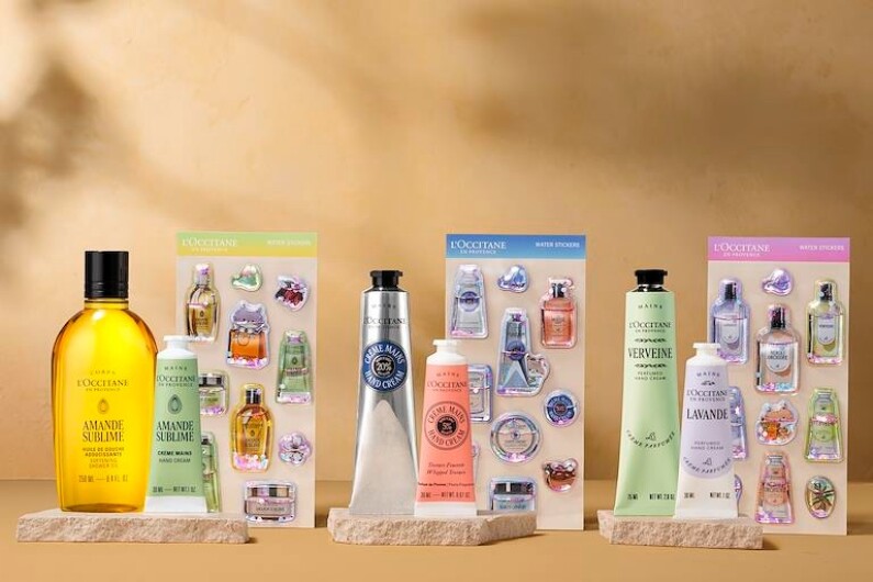 L’OCCITANE en Provence × サンスター文具 50周年特別企画 ウォーターシールキット