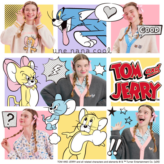 ＼ トムとジェリー × une nana cool ／			