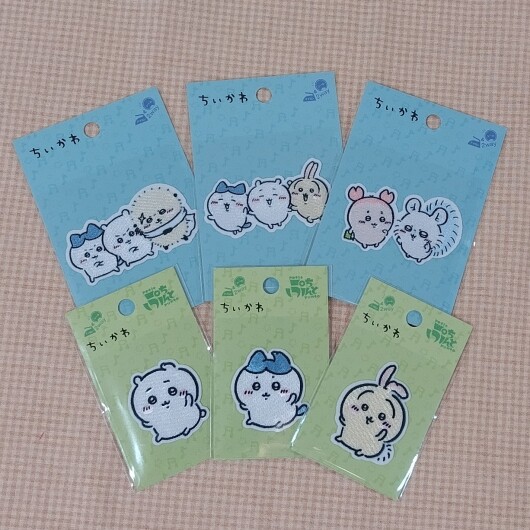 ちいかわの新しいワッペン入荷してます。