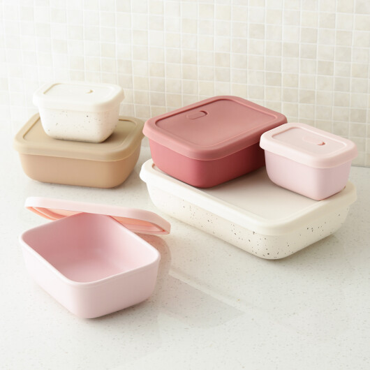 作り置き保存にぴったり！1つで3役の便利なフードコンテナ👩‍🍳