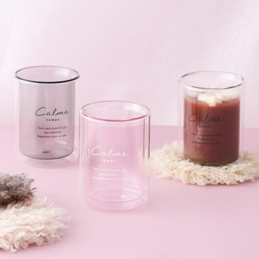 温度変化を防ぐダブルウォールグラスをご紹介します💁‍♀️