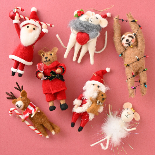 ＼約120種類の中からお気に入りを探してください✨／ デザイン豊富なクリスマスのオーナメントをご紹介いたします🎅🤍