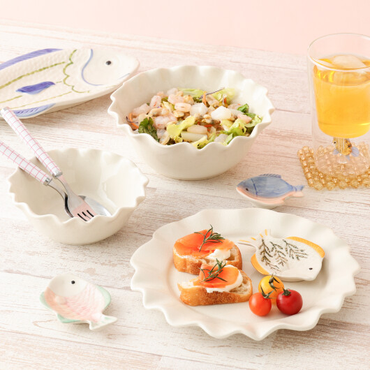 【NEW✨】波のようなリムがおしゃれなセラミックが新登場しました🤍