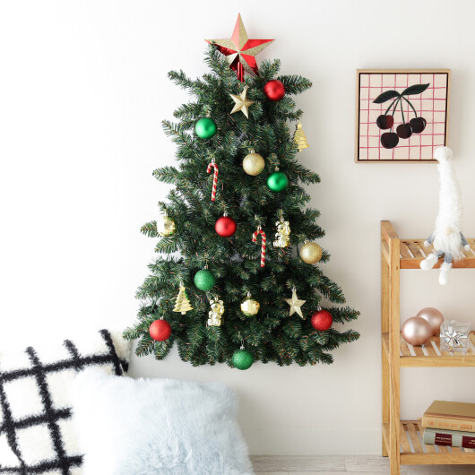 スペースがなくてもツリーのデコレーションを楽しめる💞立体タペストリーツリーをご紹介いたします🎄✨