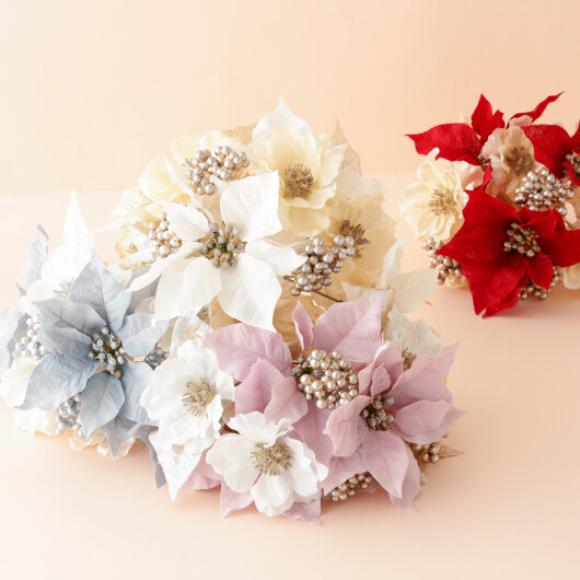 ホリデームードを盛り上げるアートフラワーをご紹介します💐💓