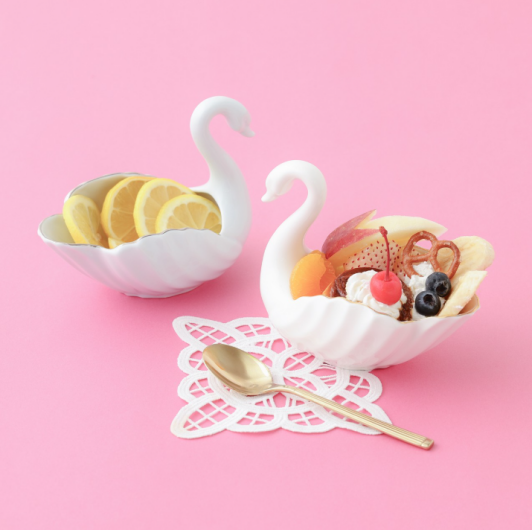 【NEW✨】白鳥モチーフのデザートボウルが展開スタートしました🦢🤍 　