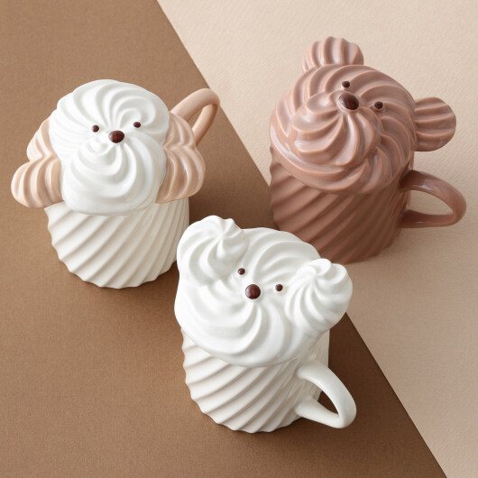 ＼どの子が気になりますか？🐶🐻‍❄️🐻／ 遊び心のあるデザインのマグカップをご紹介致します☕ 　