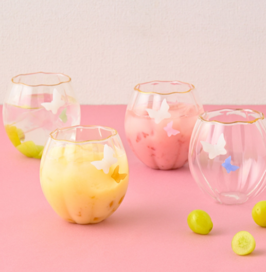 【2026 Spring Collection🦋】 立体的なバタフライモチーフがかわいいグラスをご紹介します🪄