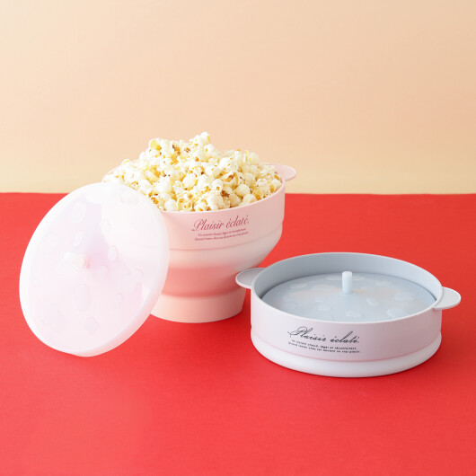 ＼夏のおうち時間にぴったり🍿💛／ 電子レンジで簡単！ポップコーンメーカーをご紹介します✨ 