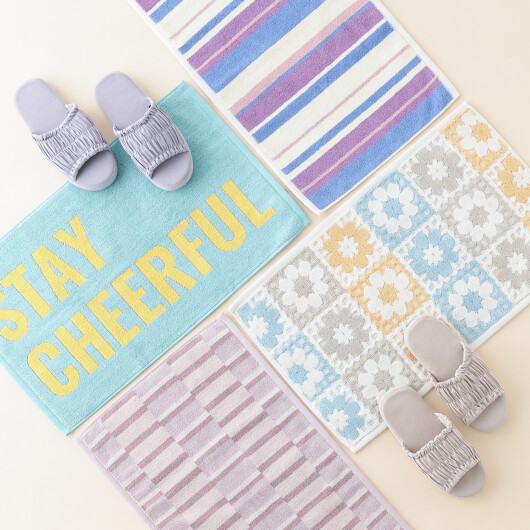 【2026 Spring Collection🌼】洗面所を春色に彩るバスマットのご紹介です🛁🫧 　