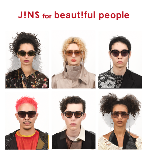 JINS for beautiful people「over engineering sunglasses」