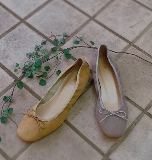 『WASH』オリジナルバレエシューズ新色入荷