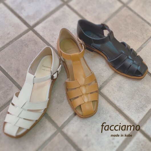 日本ブランド『Facciamo』グルカサンダル入荷