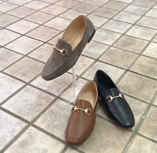 『WASH』オリジナルビット付きローファー