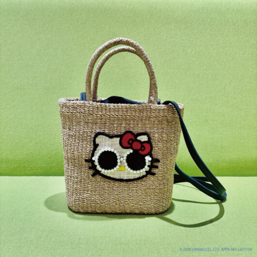 『HELLO KITTY × a-jolie』 刺繍カゴバッグ入荷