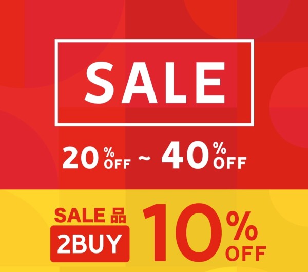 本日より開催！！SALE品2BUY10%OFF