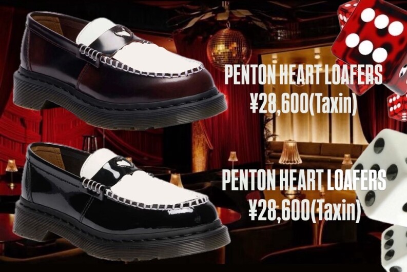 🖤🎲【PENTON HEART】ローファー シューズ🎲❤️
