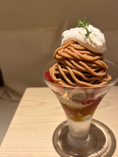 秋限定パフェ