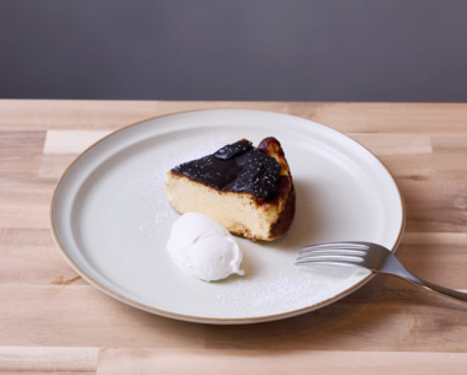 【chano-ma新デザートメニュー紹介】カフェタイムにピッタリ。chano-maのバスクチーズケーキ