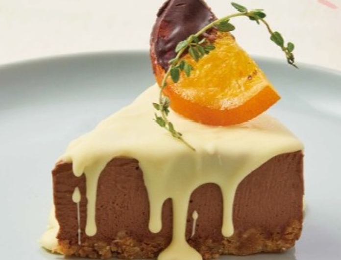 chano-ma 冬の季節デザート  オレンジチョコラムース！温かいお飲み物とご一緒にどうぞ！