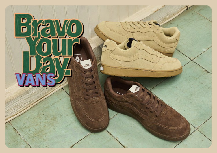 Vansのコートシューズでつくる、 新しいデイリースタイル。