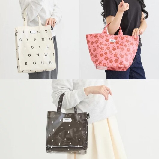 新作❗️ラミネートトートバッグ👜💗