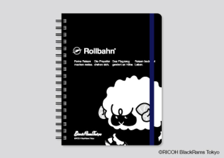  【スミス 二子玉川ライズドッグウッドプラザ】 「ロルバーン ポケット付メモ L ブラックラムズ東京 ラムまる」