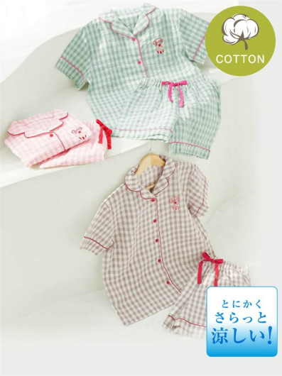 夏パジャマで睡眠の質向上！キュートなカップケーキ刺繍パジャマ♪