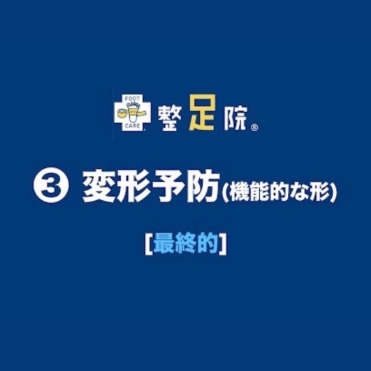 【改善の３ステップ】❸変形予防（機能的な形）