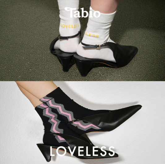 LOVELESS×Tabio limited socks 2025.9.5 Fri release