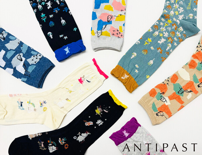 ANTIPAST ムーミンショップ限定ソックス 4 月1 日（火）発売