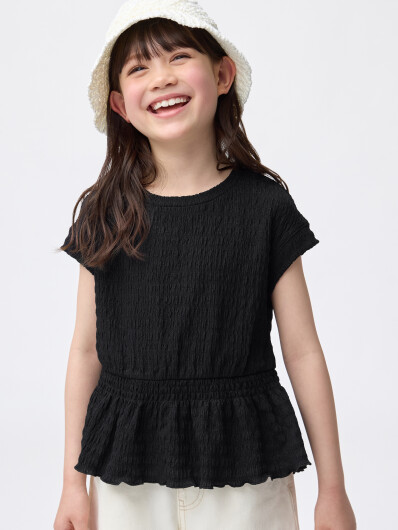 テクスチャーペプラムT