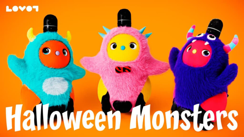 LOVOTがハロウィンモンスターズに大変身！