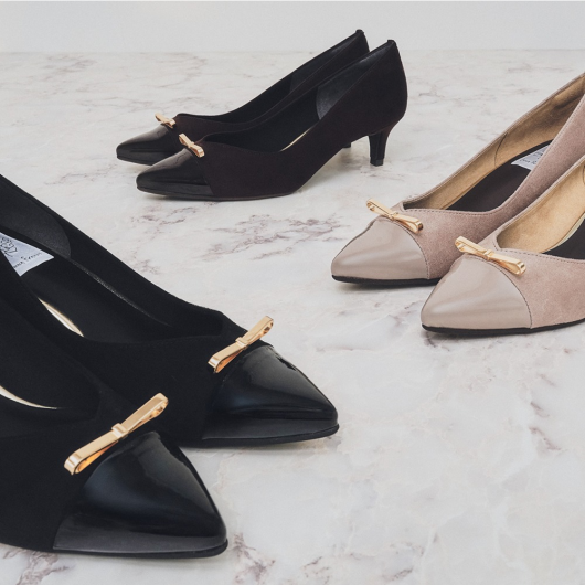 新商品 ✨ ゴールドリボン 5cm パンプス