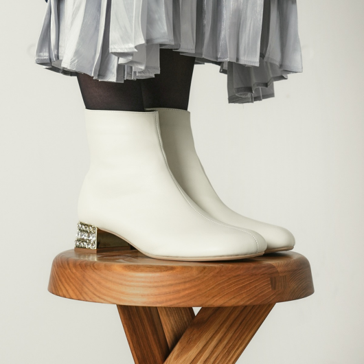 Pick Up ✨ ビジューヒール ブーツ