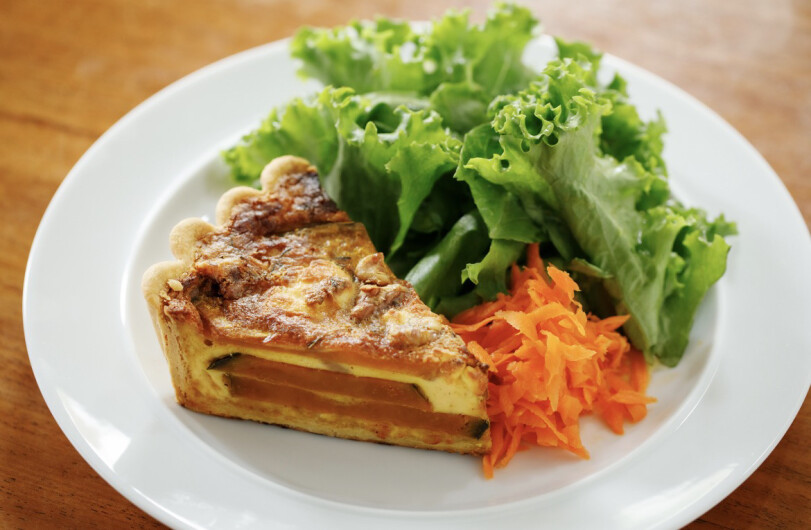 カボチャとクリームチーズのキッシュ
